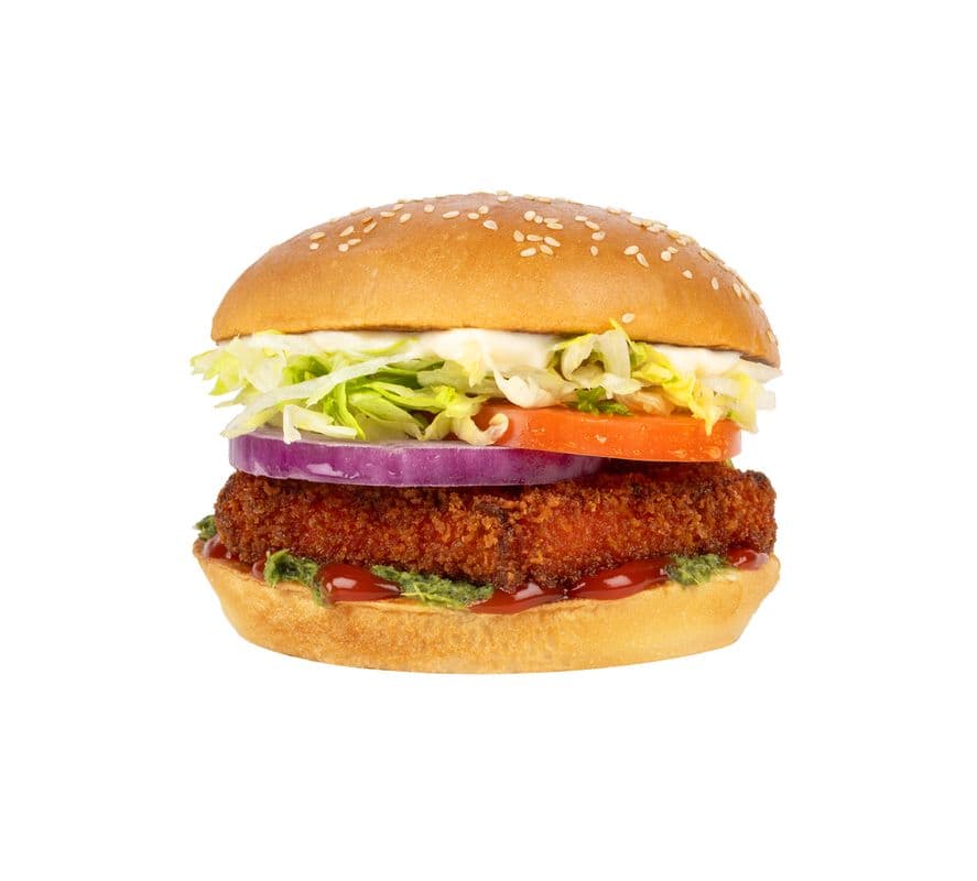 Spicy Paneer Burger