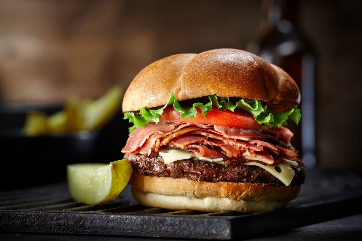 Combo Burger Rock N Deli Royal