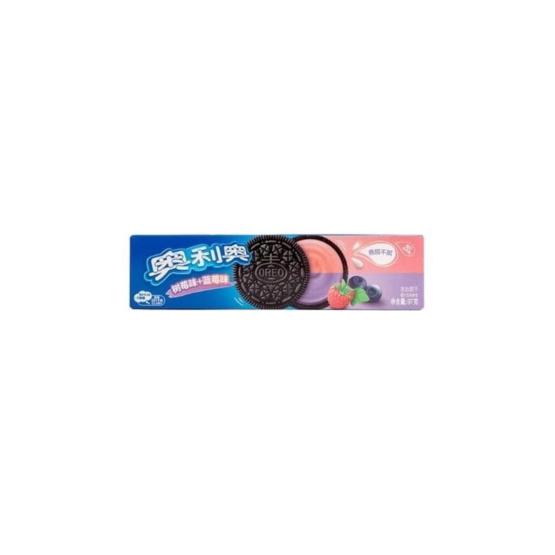 Oreo Cookies Raspberry & Blueberry - China (97g)