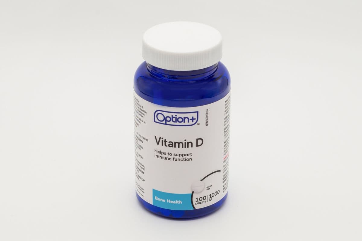 Option+ vitamin D 1000 units (100 tablets )