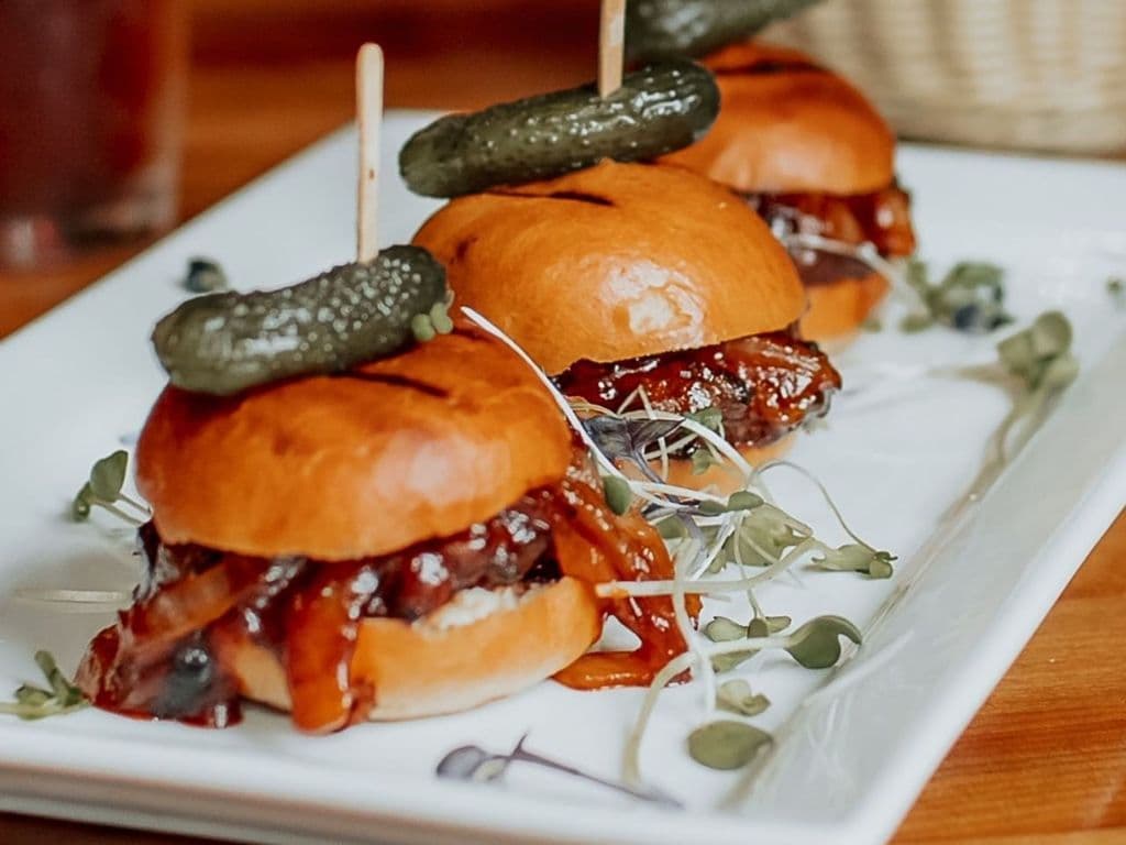 Mini-burgers de bison (3) / Mini bison burger (3)