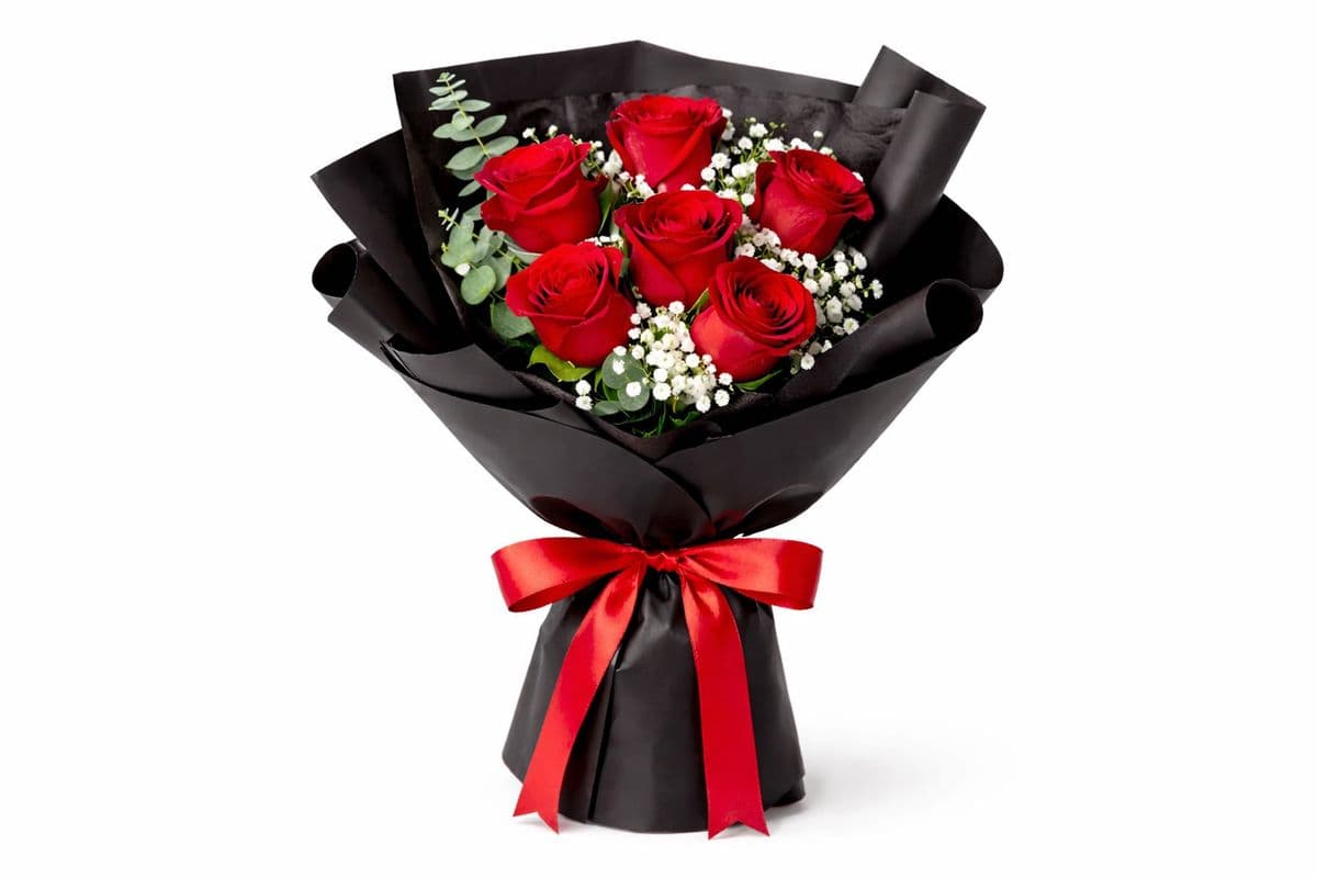 Luxury Half Dozen Roses