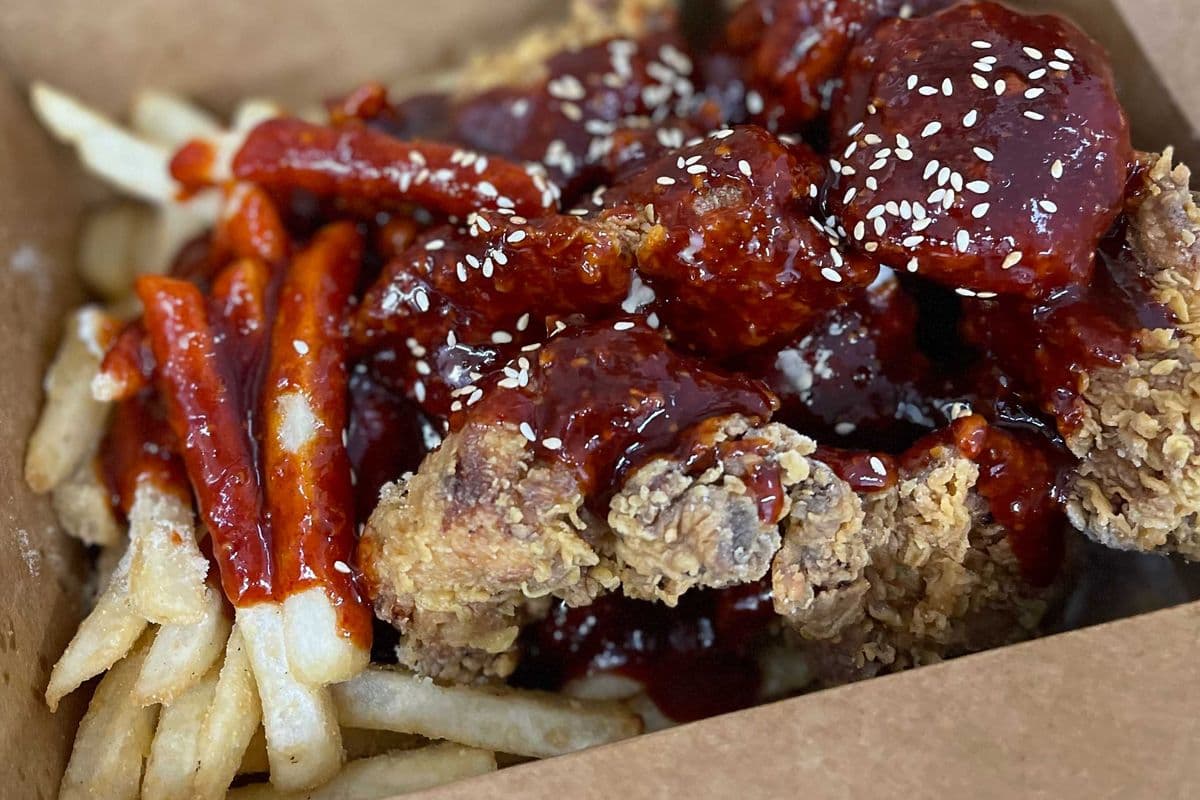 Sweet Chilli Chicken (L+French Fries)
