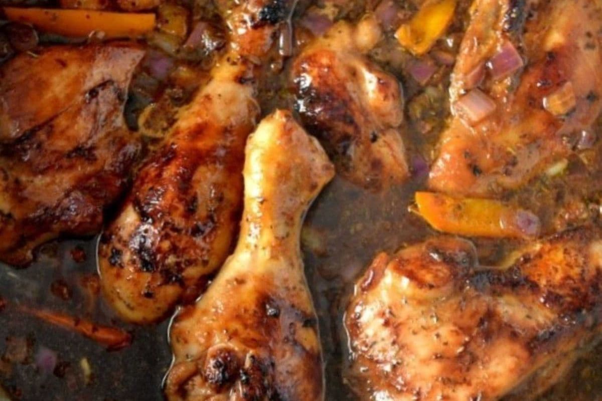 Plat de poulet jamaïcan (grand) / Jamaican Chicken Plate (Large)