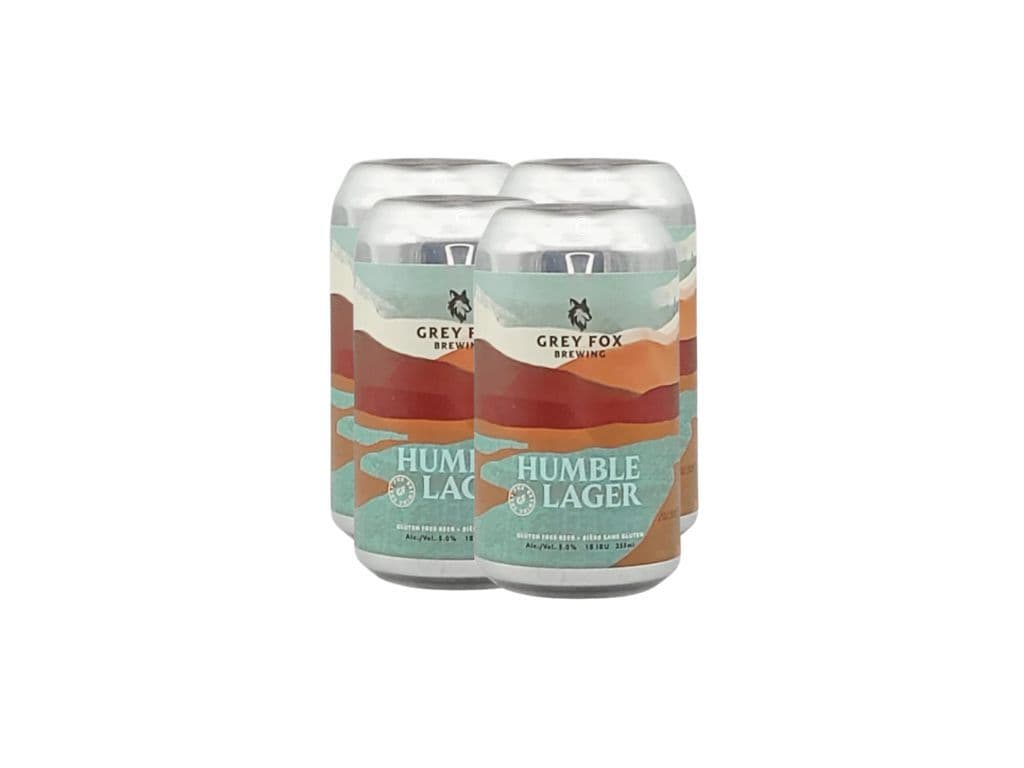 Grey Fox Brewing - Humble Lager Gluten Free (4x355ml)