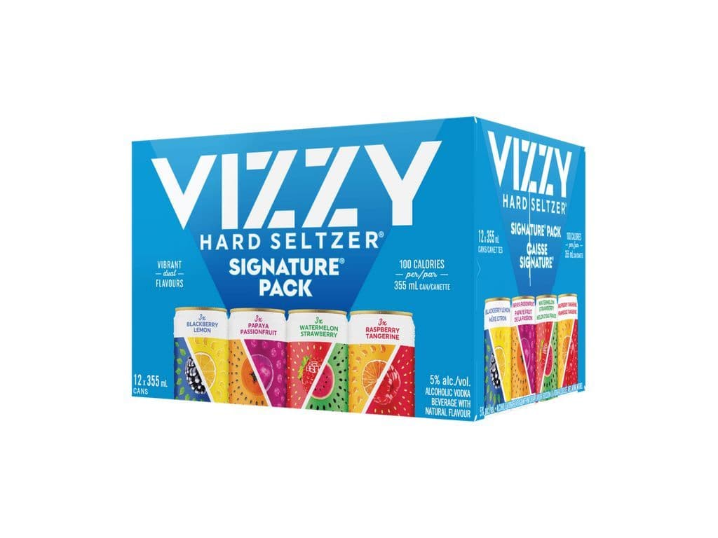 Vizzy Hard Seltzer- Signature Mixer Pack (12x355ml)