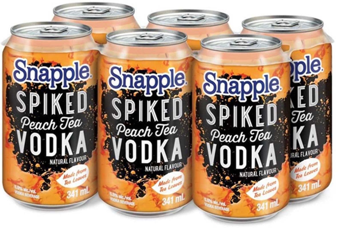 SNAPPLE PEACH 6 CANS (6 x 341 ML)