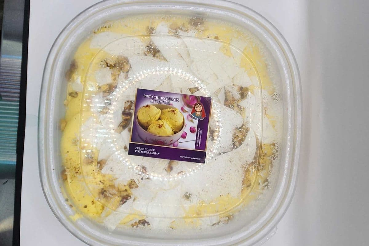 Saffron Ice Cream Party Size