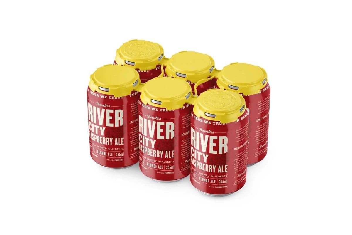 804338. BREWSTERS RIVER CITY RASPBERRY (6 x 355ML (CANS))