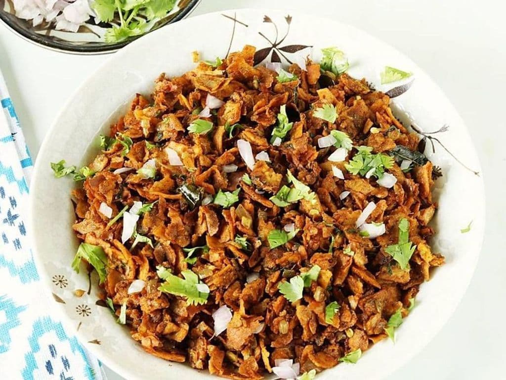Egg Kothu Paratha / Oeuf Kothu Paratha
