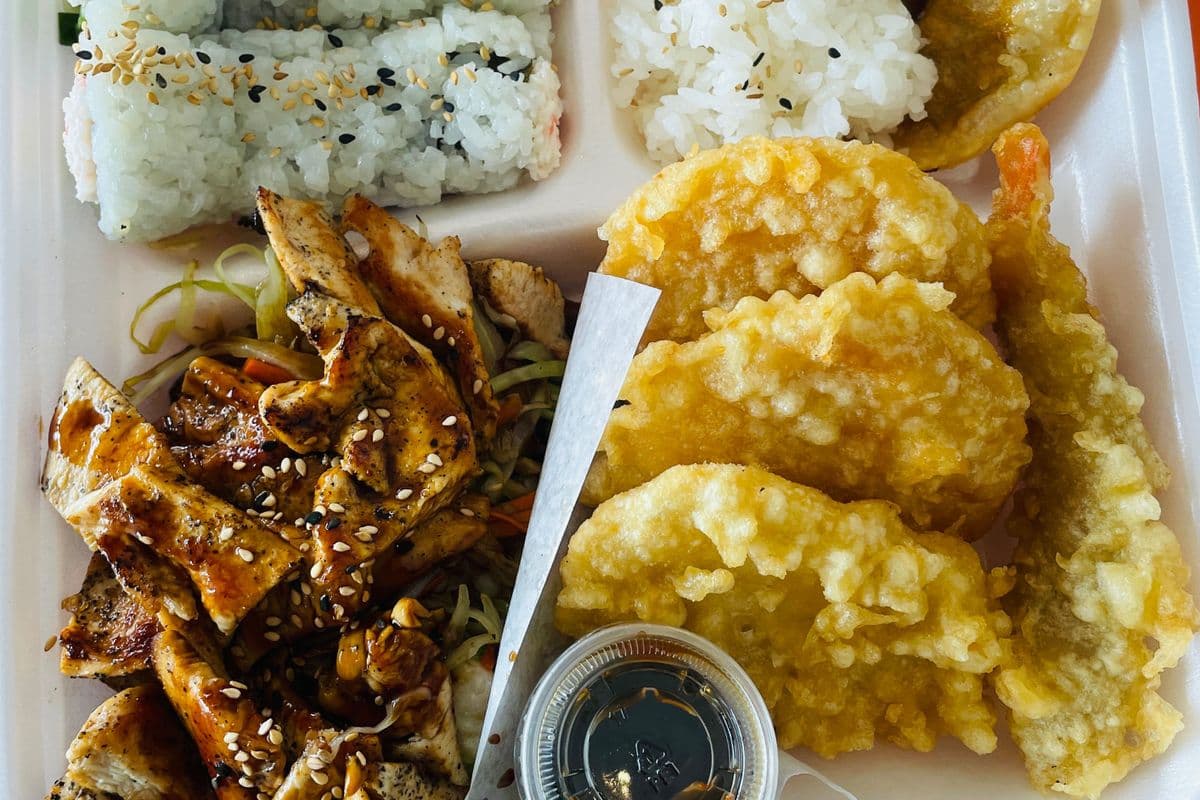 Bento A(California roll) Chicken Breast