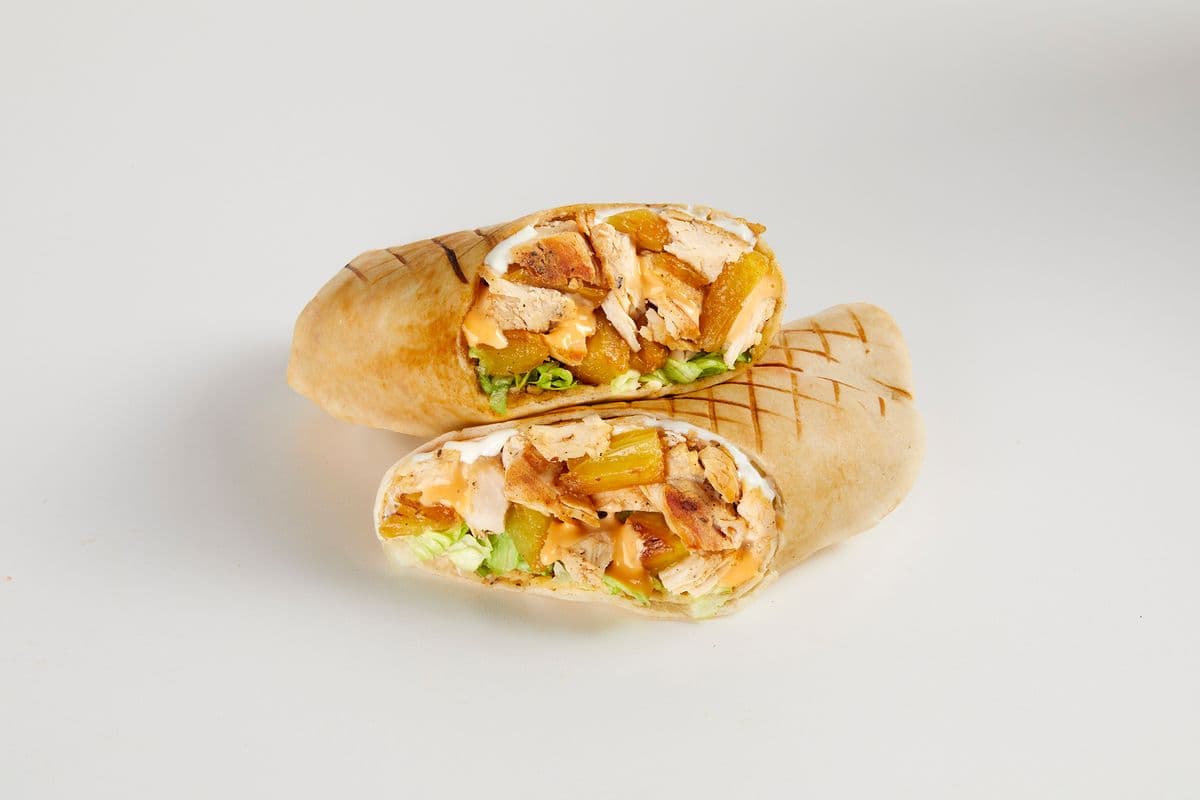 Osmow's Special Wrap with Canned Pop