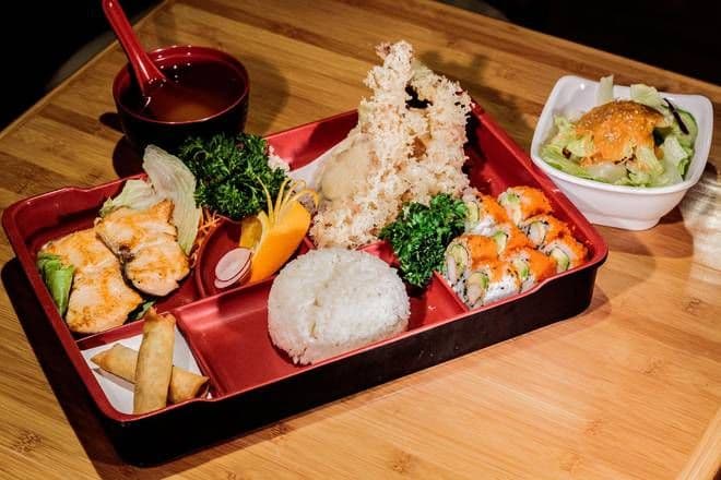 70. Salmon Bento Box