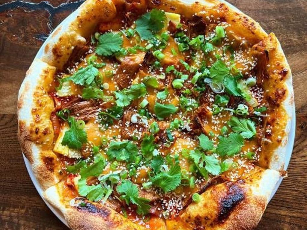 Korean Hawaiian Pizza