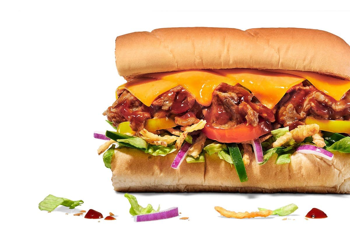 Steak Cheddar Et BBQ Au Bourbon (12 po)