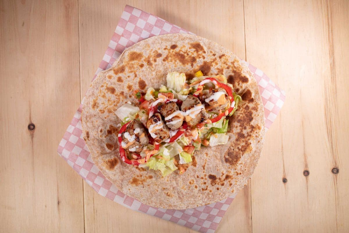 Afghan Chicken Breast Wrap