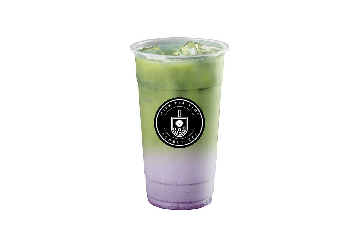Matcha Taro Latte