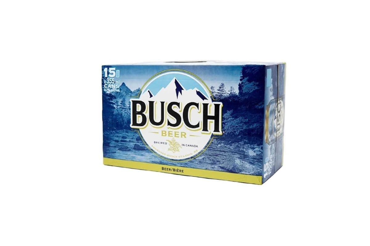 724952. BUSCH LAGER (15 x 355ML (CANS))