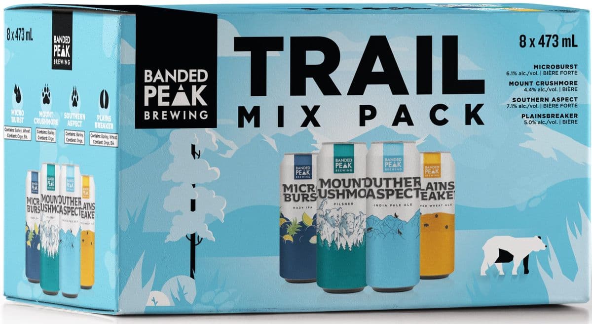 Banded Peak Trail Mix Pack (8x473mL cans) (8 x 473ml cans)