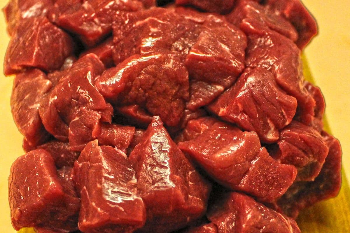 Stewing Round Cubes (1LB) (1 Pound)