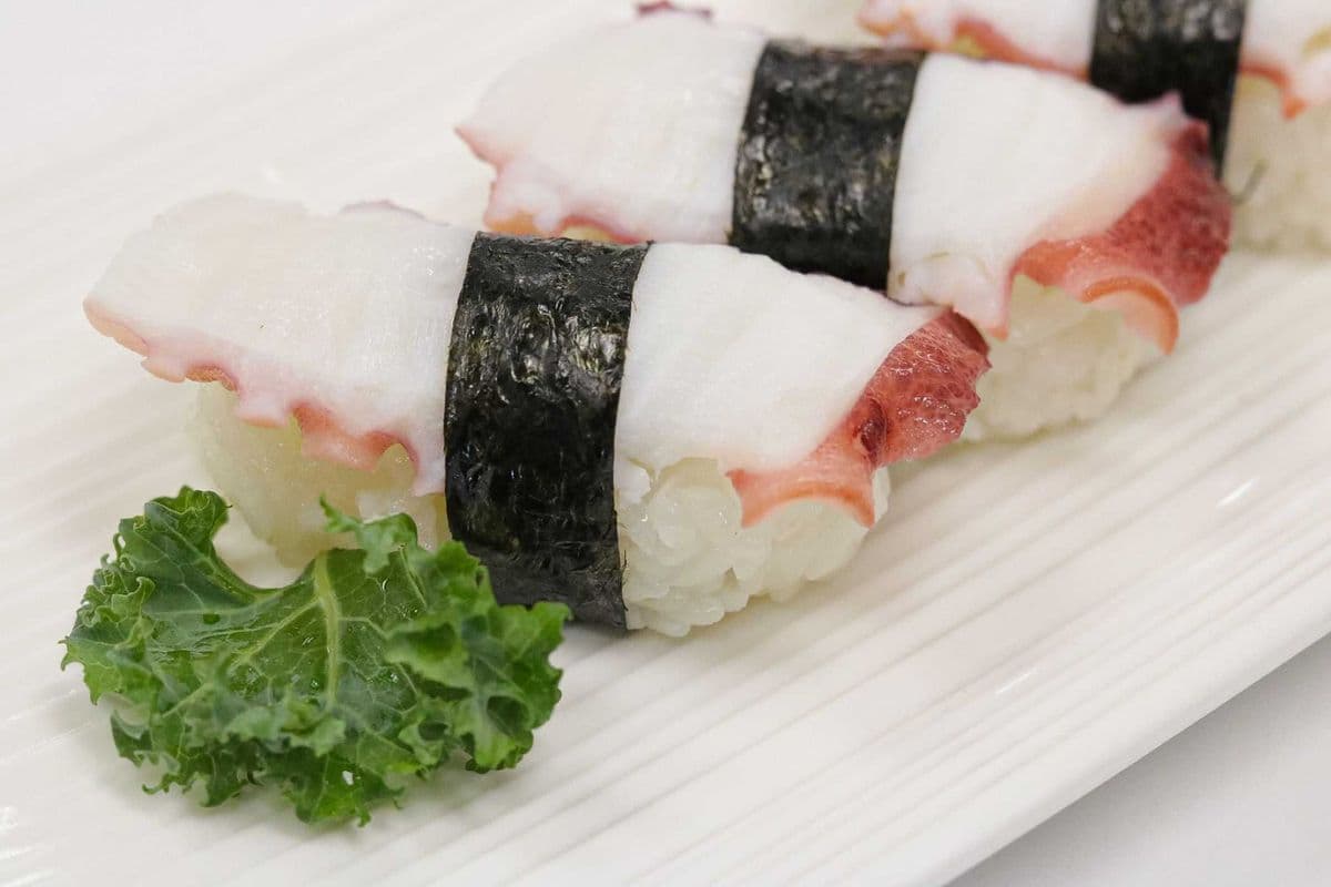 Tako (Octopus) Nigiri Sushi