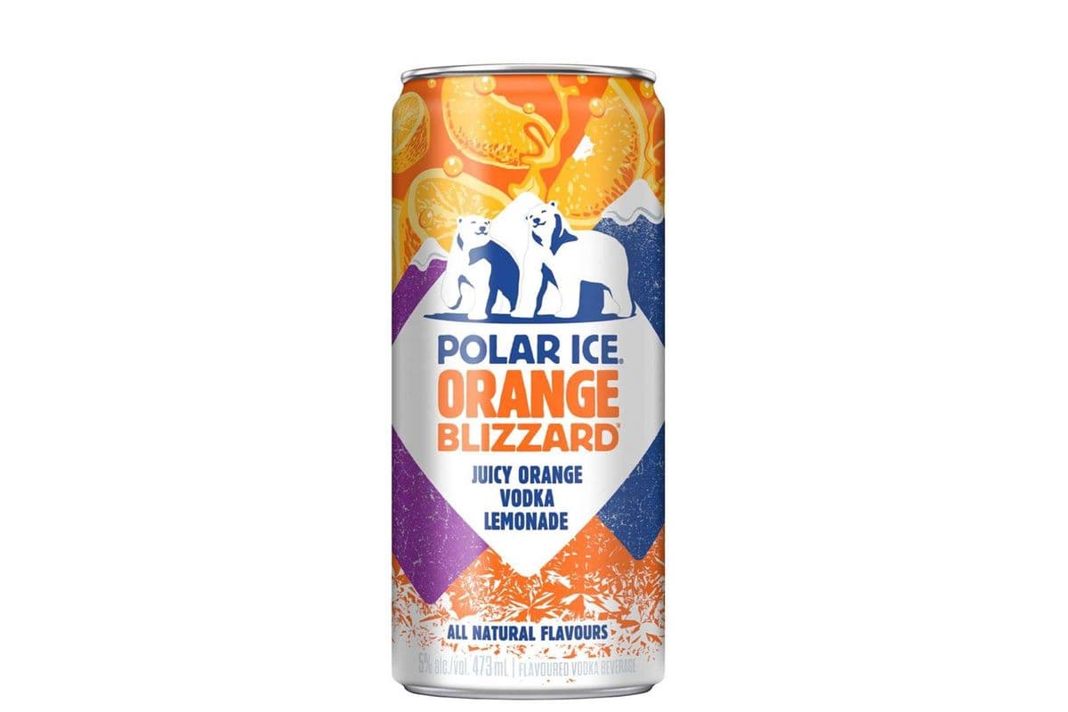 POLAR ICE ORANGE BLIZZARD 473 ML (NEW ITEM) (1 x 473 ML)