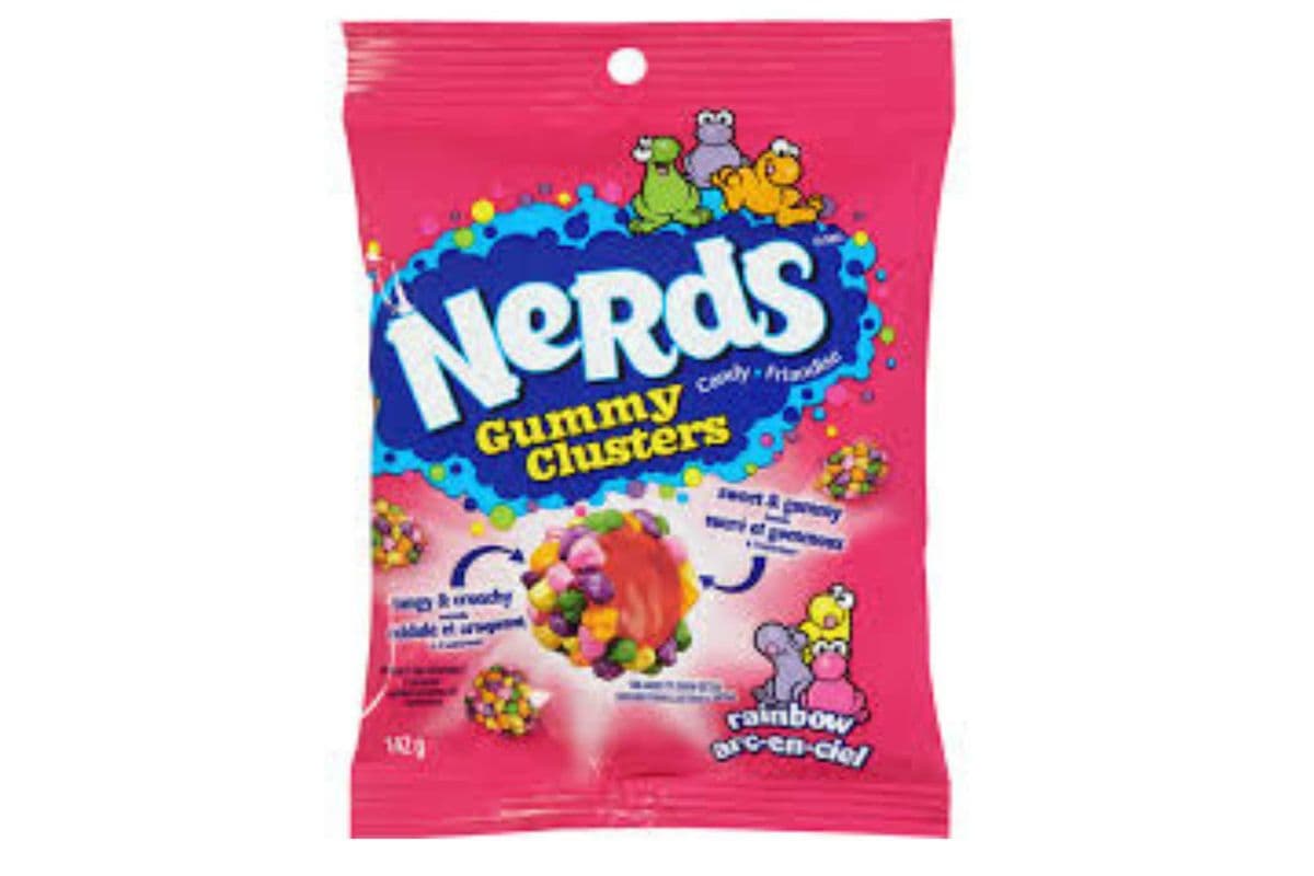 Nerds Gummy Clusters Candy Rainbow (142g) (140 Cal)