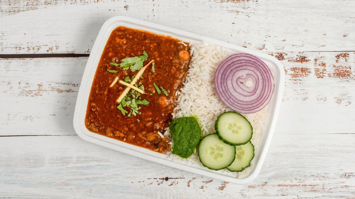 Channa Masala Rice Bowl
