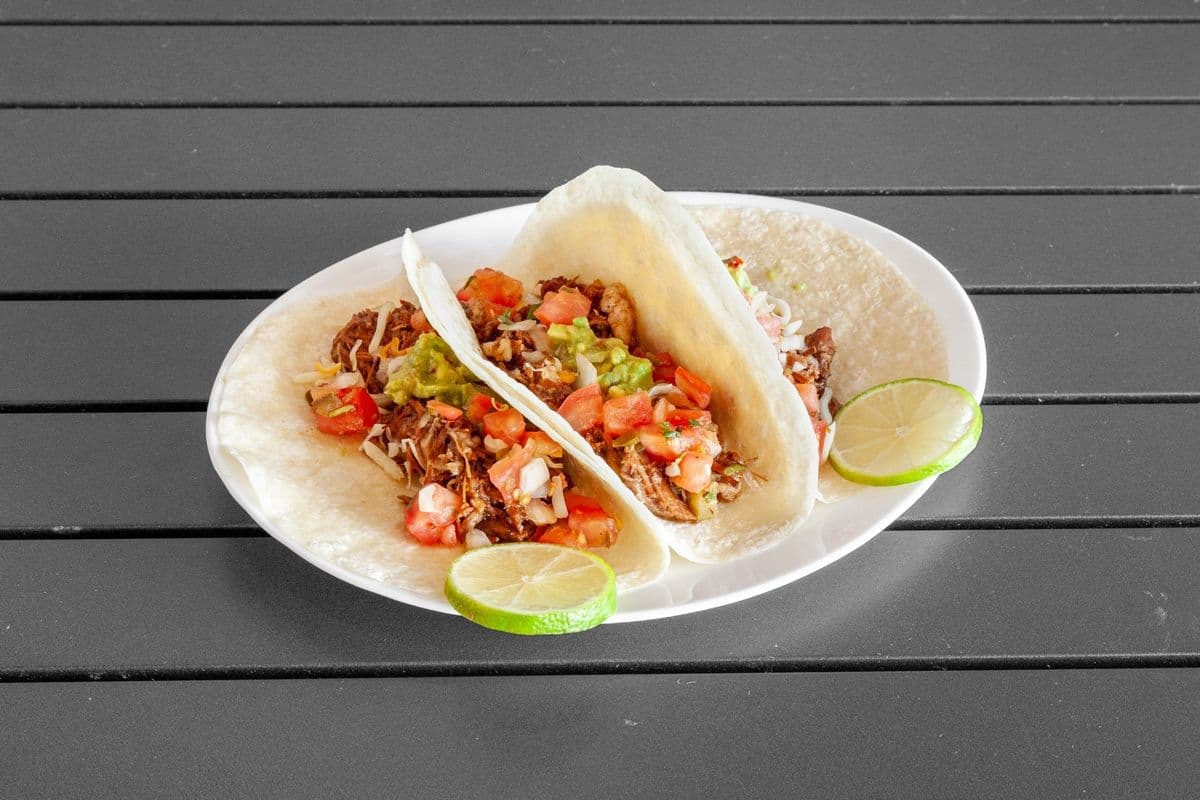 Pulled Steak Tacos (Asada) (Halal)