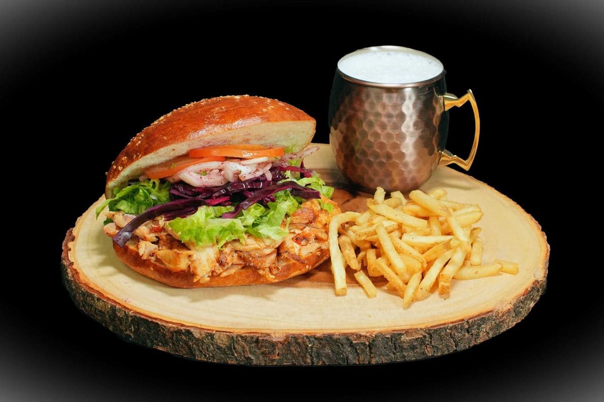Chicken Doner Sandwich Combo