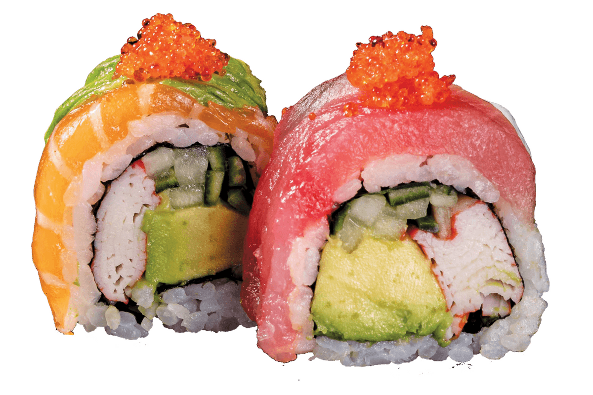 Rainbow Cali Roll (8 pcs)