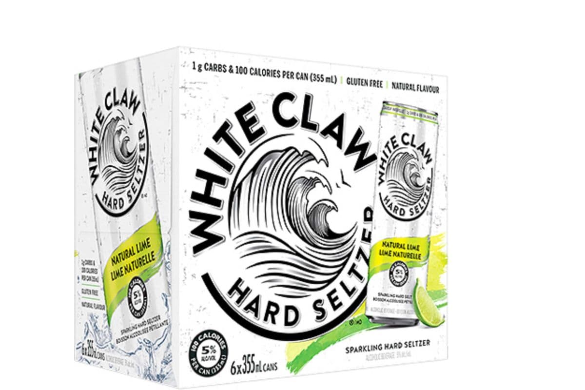 White Claw Natural Lime 6PK (6 x 355 ML)