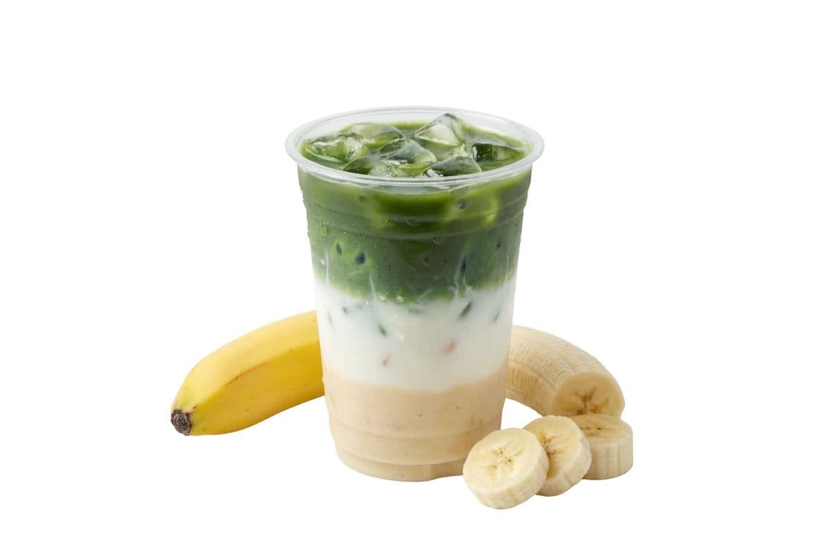 Banana Matcha Latte (16oz)