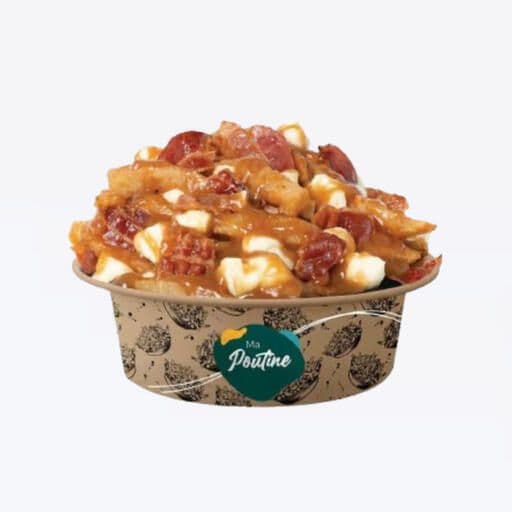 Grande poutine bacon / Large Bacon Poutine