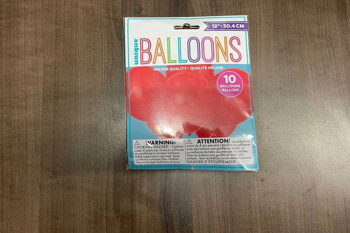 Balloon Latex 12" Ruby Red 10pk (10 Pack)