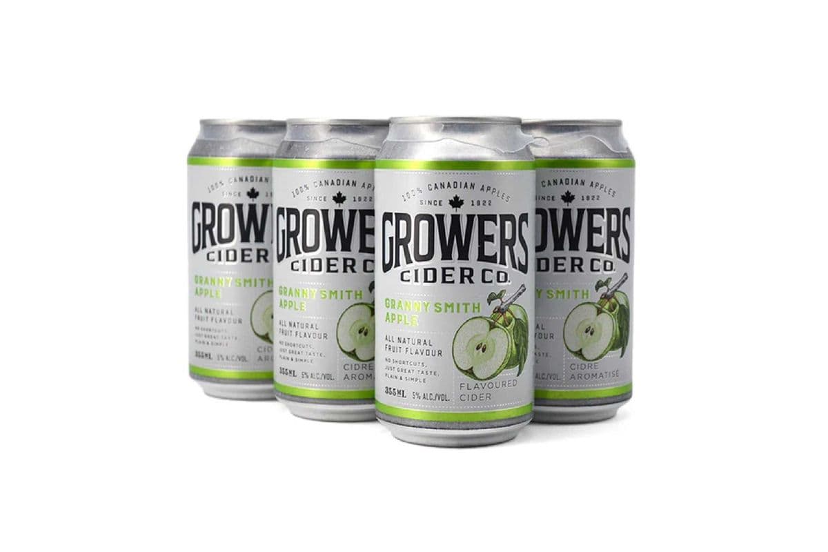 801905. GROWERS GRANNY SMITH (6 x 355ML (CANS))