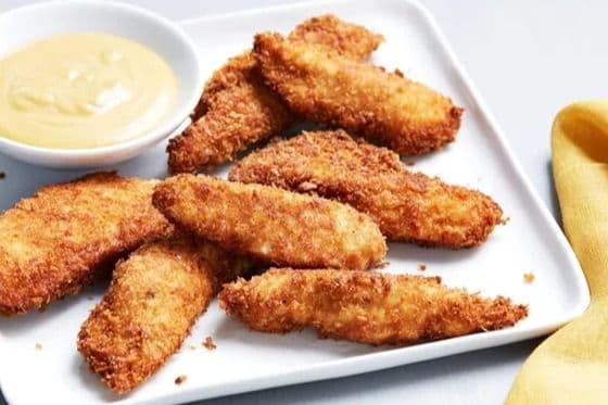 33. Kids' Chicken Fingers with Fries or Onion Rings