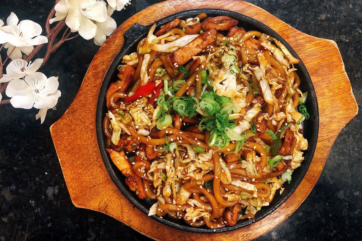 Chicken Yaki Udon (Thick)