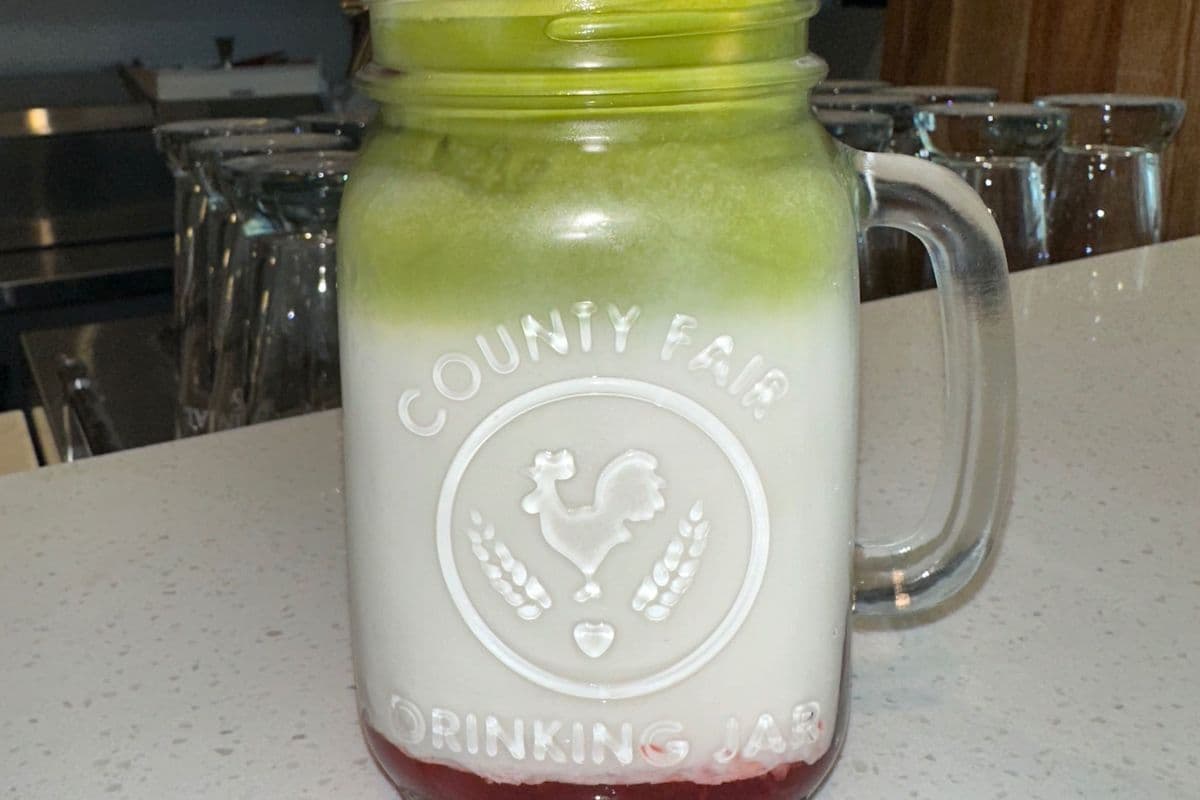 Strawberry Matcha Latte