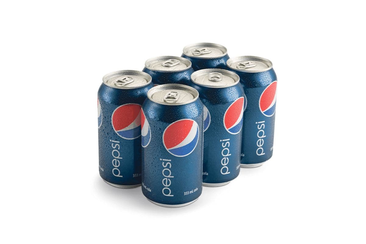 6-pack of pop can (355ml)