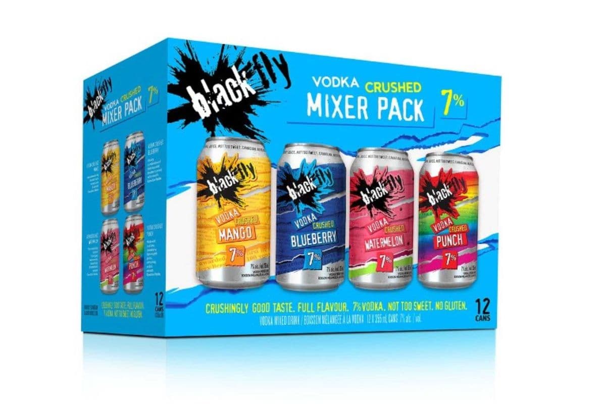 BLACK FLY CRUSHED MIXER PACK (12X355ML) (1 x 355 ML)