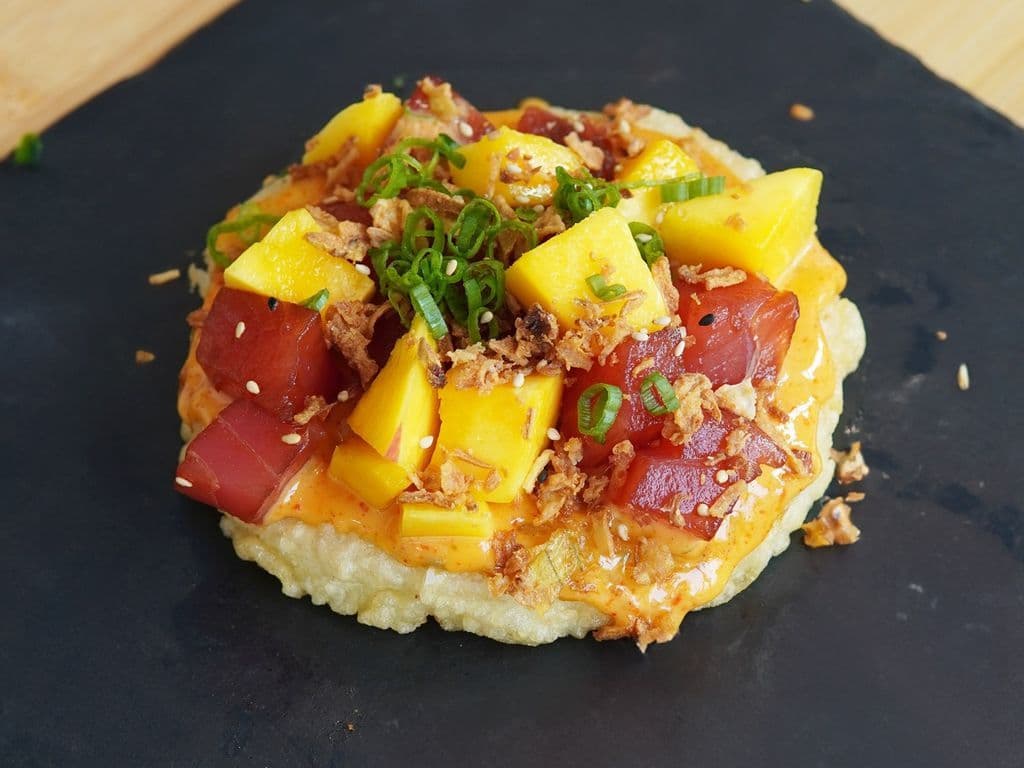 Tuna Pineapple pizza