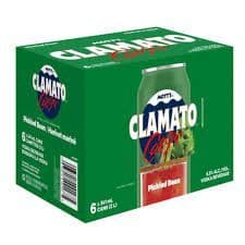 MOTT'S CLAMATO PICKLED BEAN CAESAR 6 CAN (6 x 355mL)