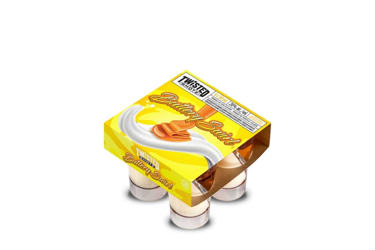 Twisted Shotz Buttery Swirl (4 x 30ml)