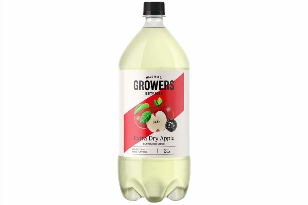 Growers Extra Dry Apple 2L (1 x 2L)
