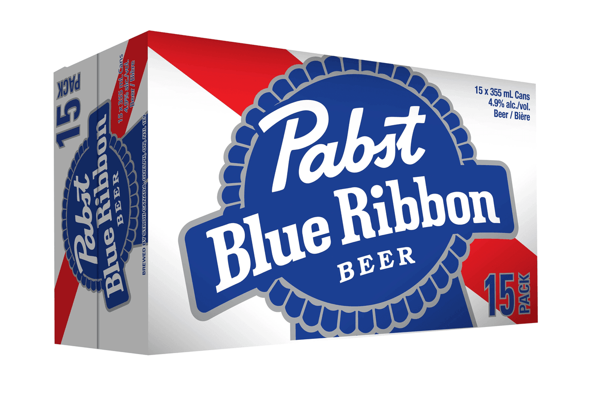 Pabst Blue Ribbon 15 can (15 x 355ml)