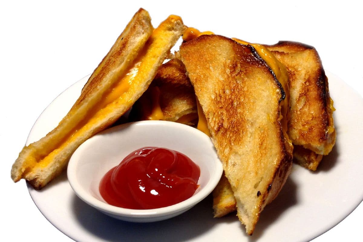 Grilled Cheese Wedges