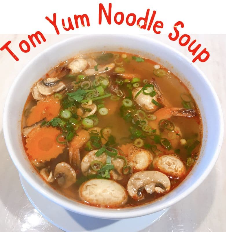 Small Tom Yum Noodle Soup