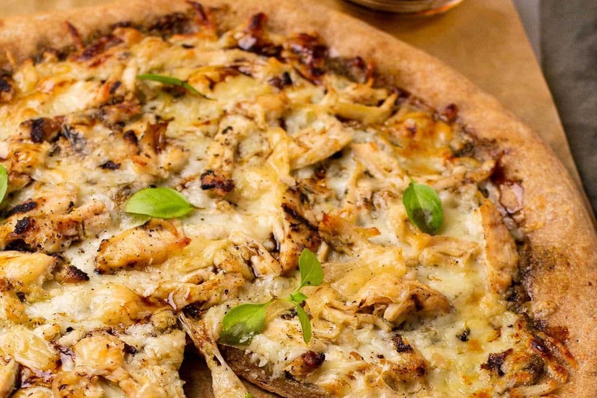 The Pesto Chicken Pizza
