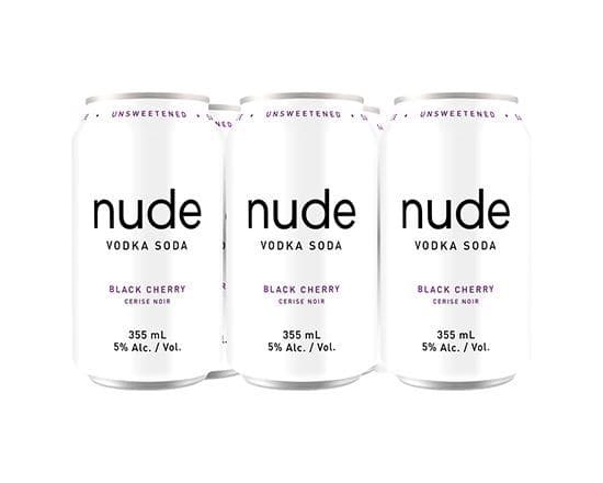 NUDE VODKA SODA BLACK CHERRY 6 CAN (6 x 355ml)